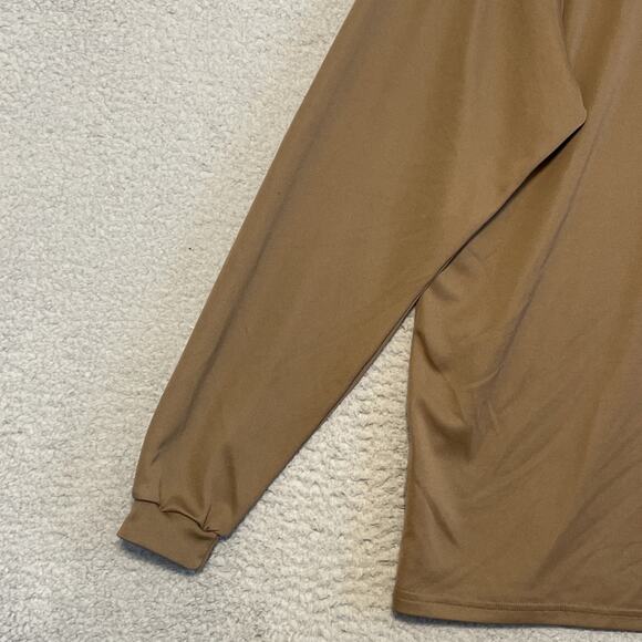 Vintage Under Armour Tactical Mens UNSIZED HeatGear Long Sleeve T-Shirt Brown - Picture 4 of 16